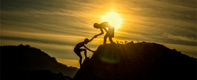 Coaching. Ayuda a subir montaña.